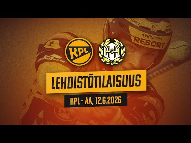Lehdistötilaisuus KPL - AA 12.6.2026